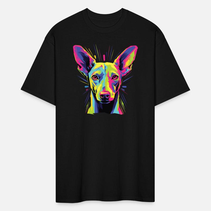 Watercolor Colorful Pharaoh Hound