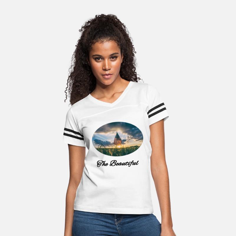 Waving American Flag The Beautiful