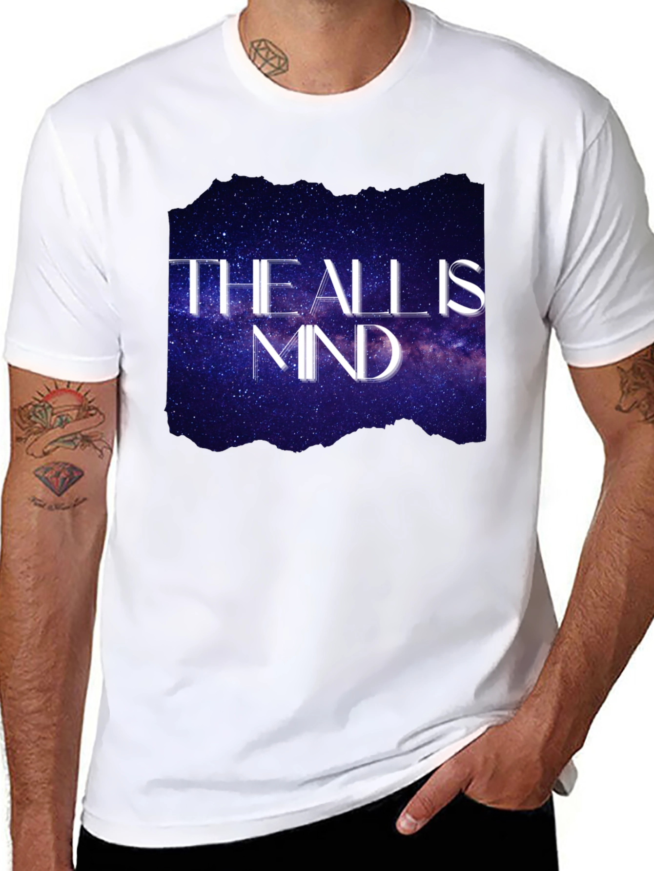 The All is Mind T-Shirt - Galaxy Design
