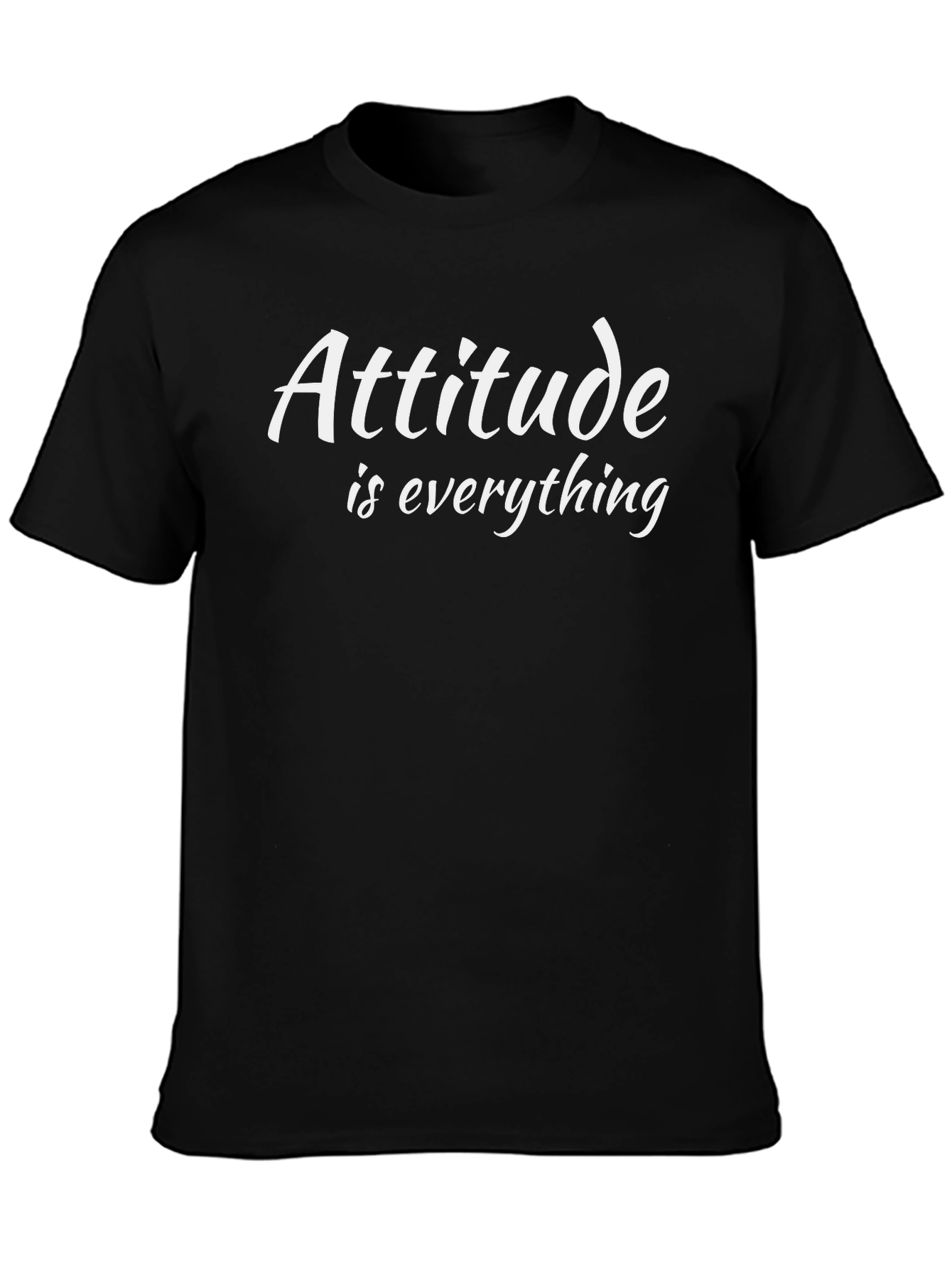 Attitude is Everything Graphic T-Shirt - Black