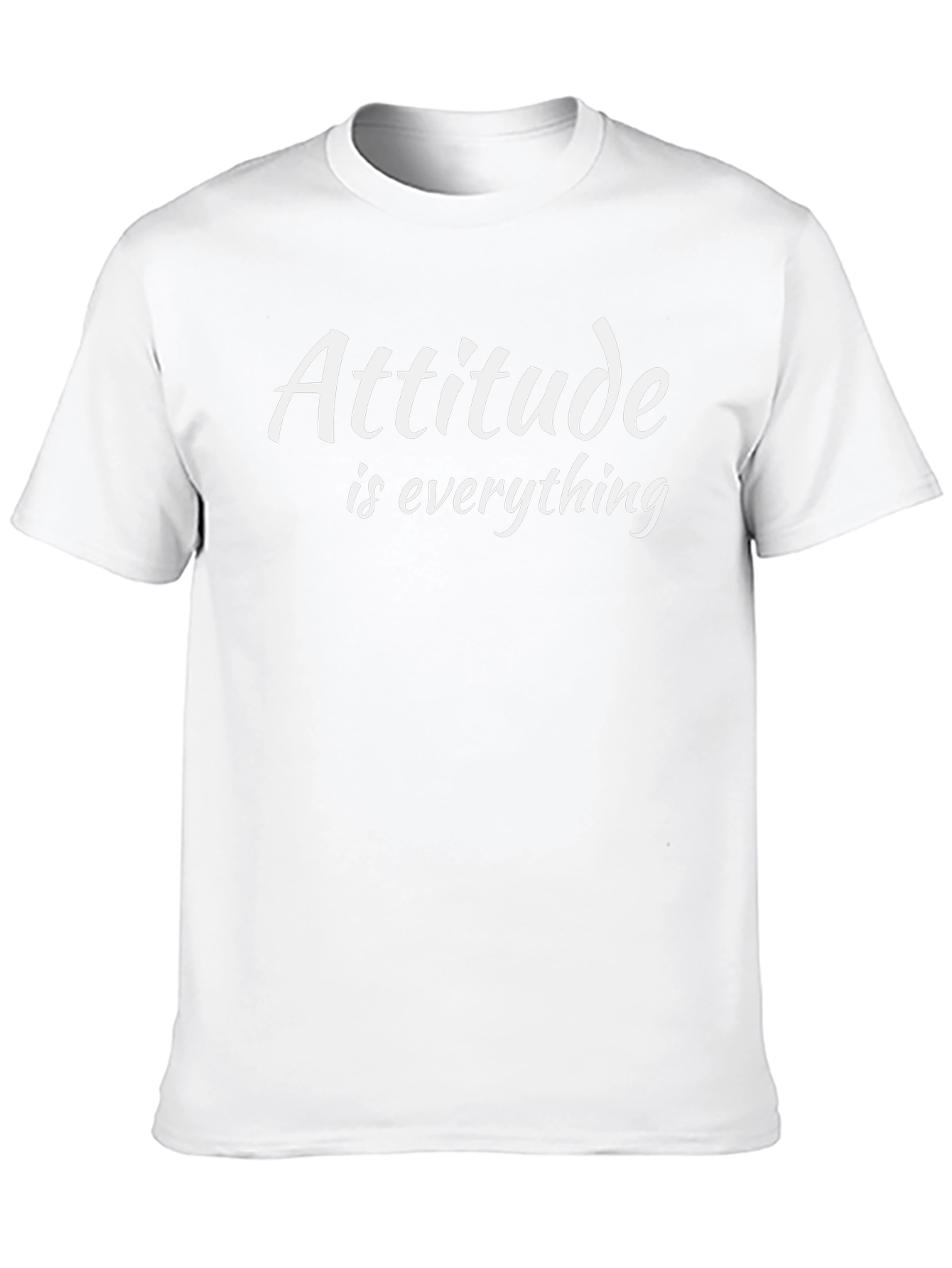 Attitude is Everything Graphic T-Shirt - Black