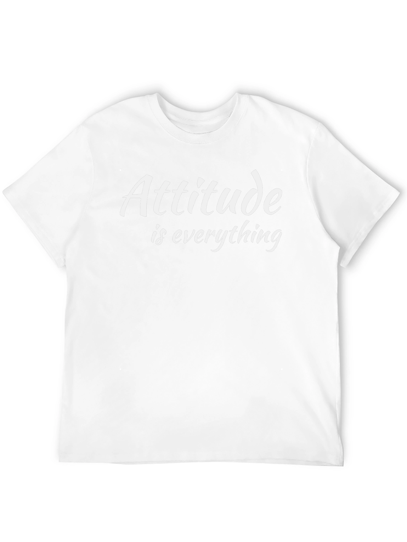 Attitude is Everything Graphic T-Shirt - Black