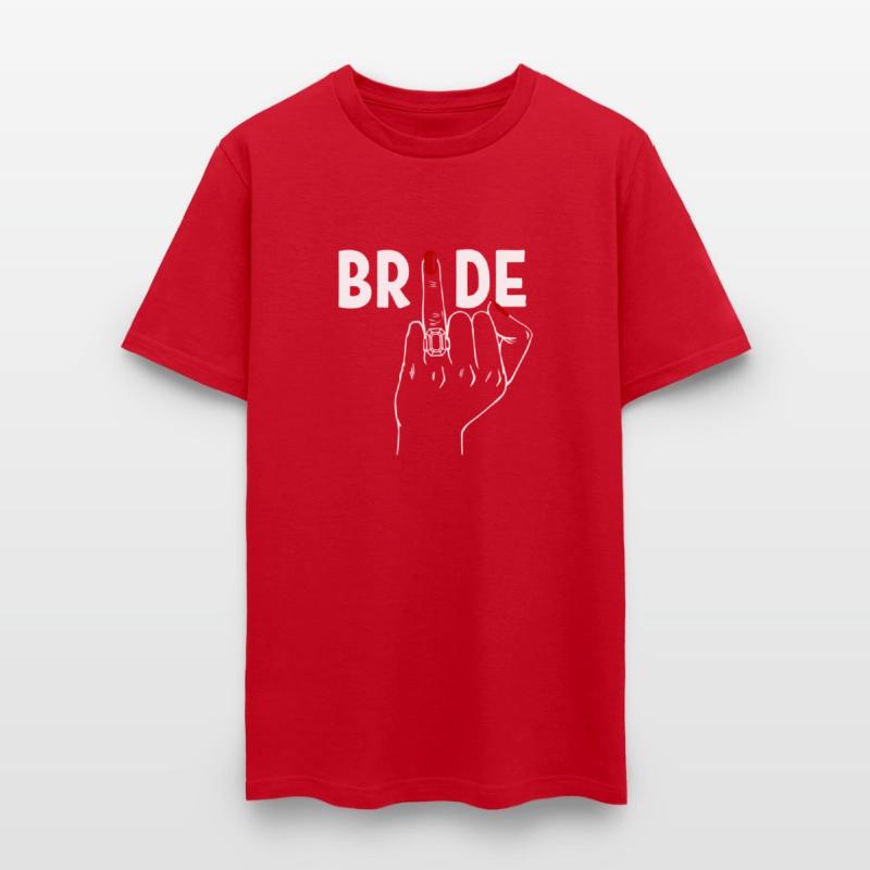 Wedding Honeymoon Bachelorette Red Finger Ring