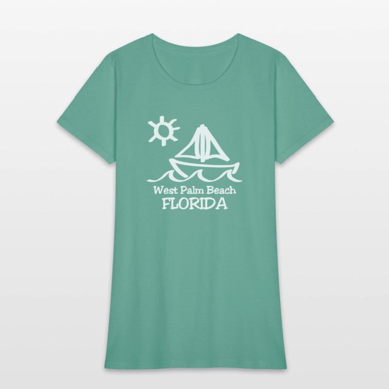 West Palm Beach Florida Sailboat Souvenirs Gifts