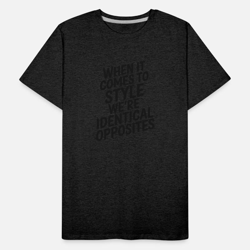 When it comes to style..identical opposites vector