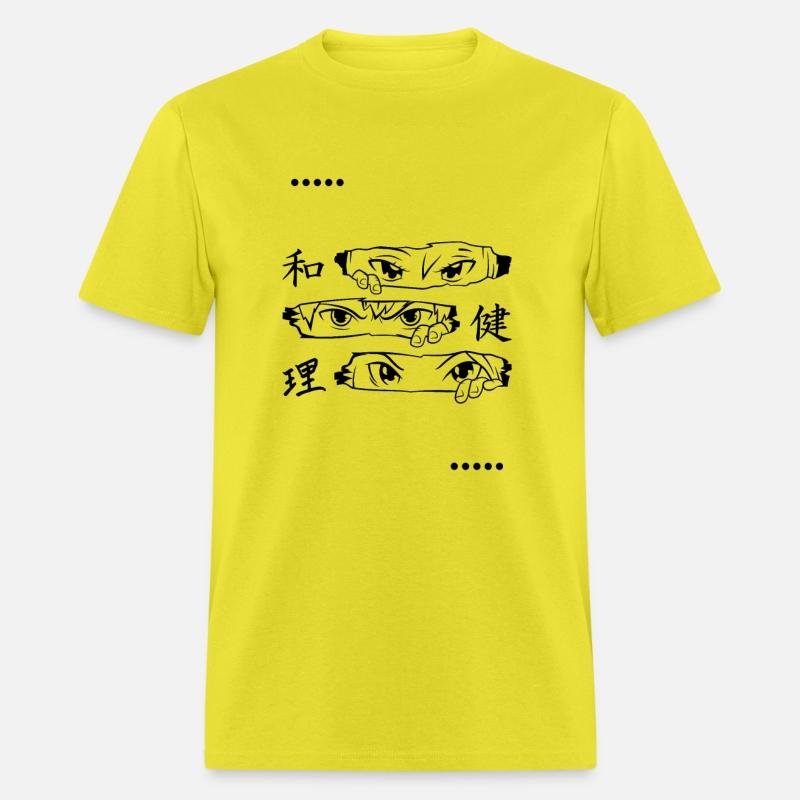 White And Black Minimalist Anime T Shirt