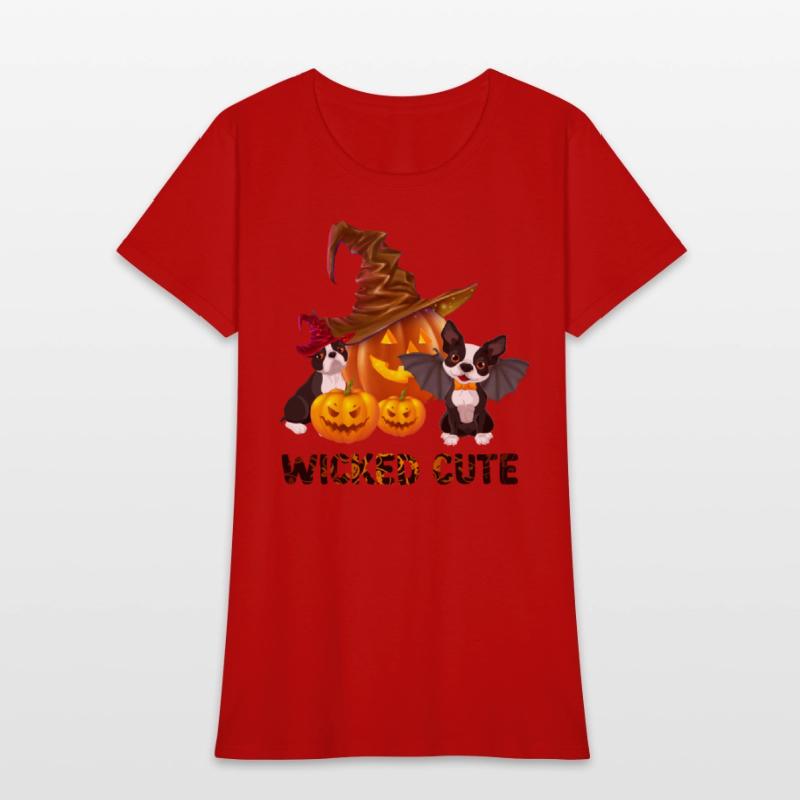 Wicked Cute Halloween Witch Boston Terrier