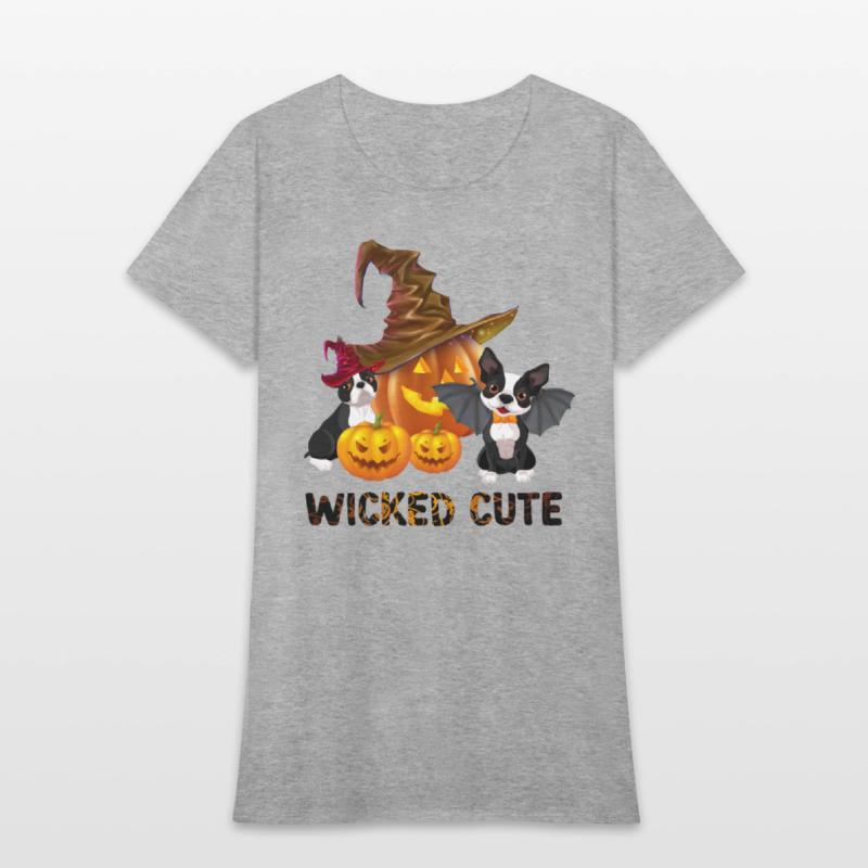 Wicked Cute Halloween Witch Boston Terrier