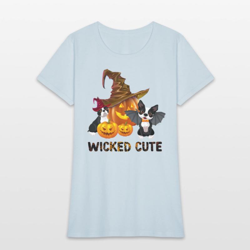 Wicked Cute Halloween Witch Boston Terrier