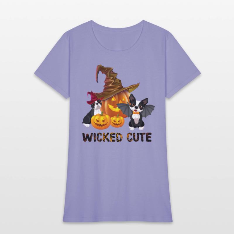 Wicked Cute Halloween Witch Boston Terrier