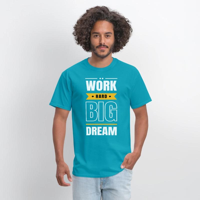 Work Hard – Motivational Minimalist T-Shirt