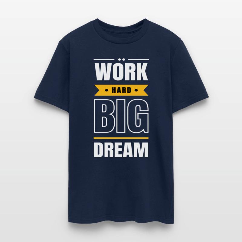 Work Hard – Motivational Minimalist T-Shirt