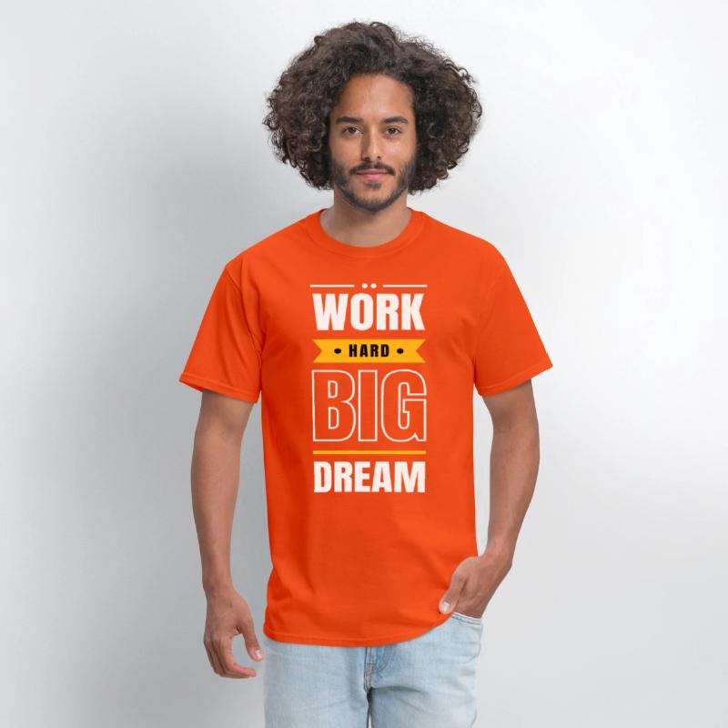 Work Hard – Motivational Minimalist T-Shirt