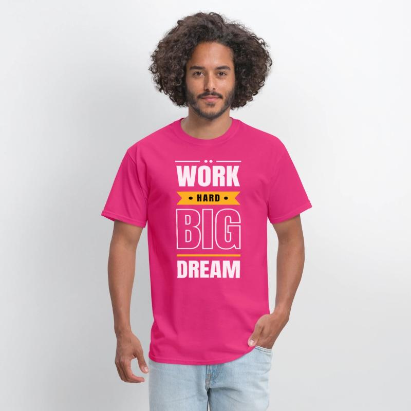 Work Hard – Motivational Minimalist T-Shirt