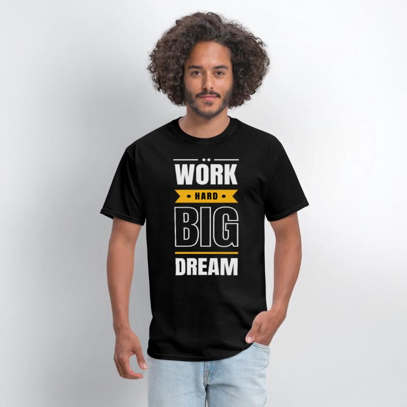 Work Hard – Motivational Minimalist T-Shirt