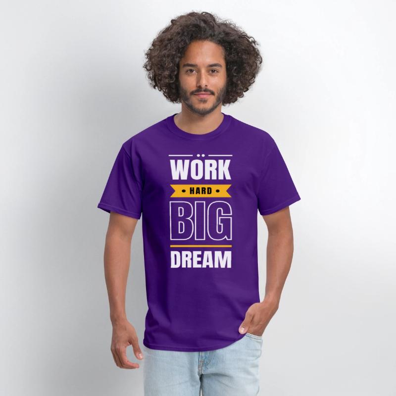 Work Hard – Motivational Minimalist T-Shirt
