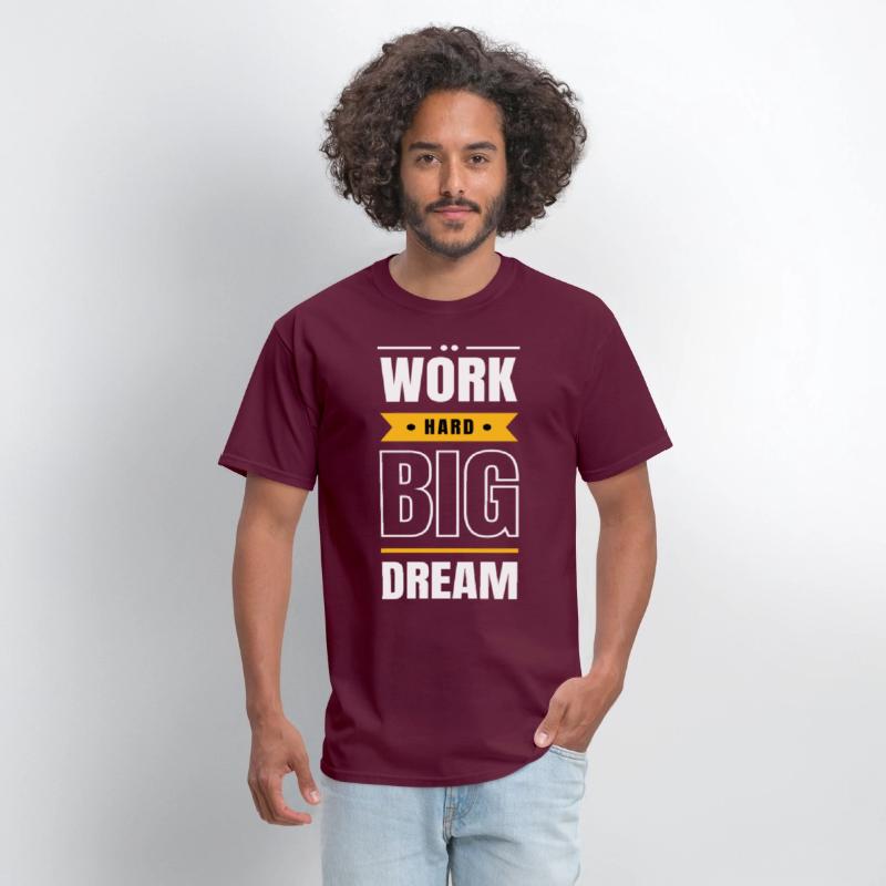 Work Hard – Motivational Minimalist T-Shirt