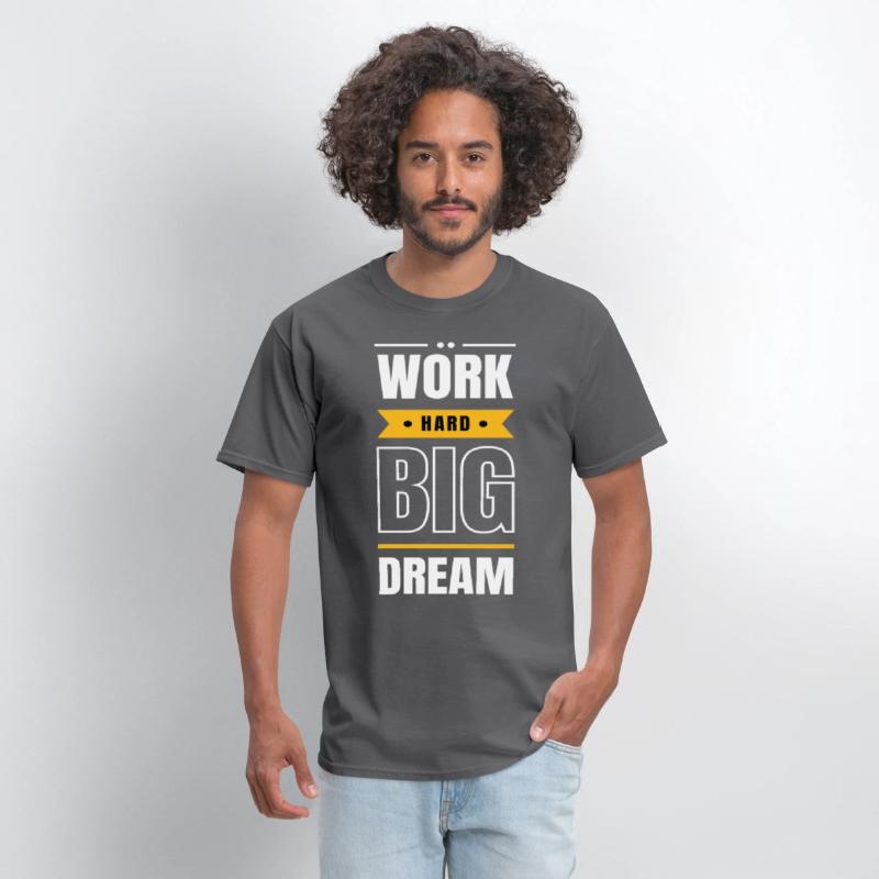 Work Hard – Motivational Minimalist T-Shirt