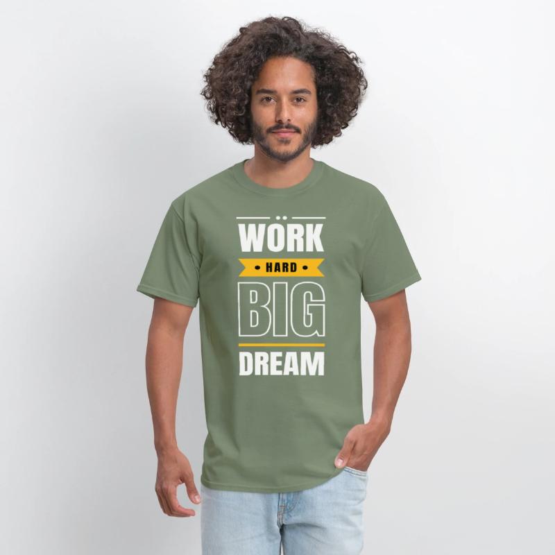 Work Hard – Motivational Minimalist T-Shirt