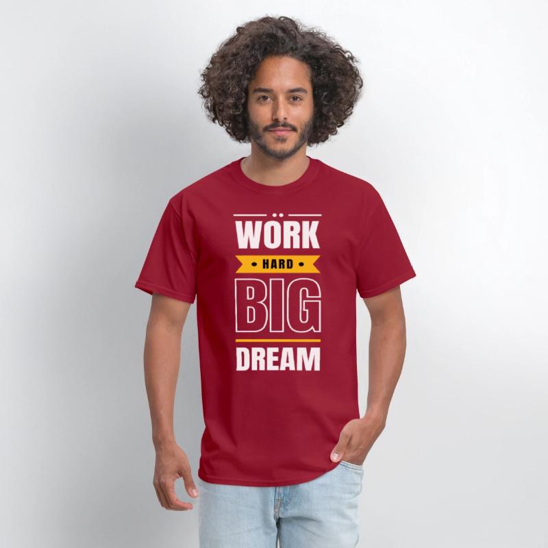 Work Hard – Motivational Minimalist T-Shirt