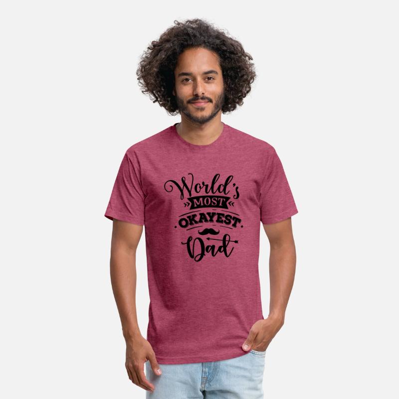 World s most okayest dad T-shirt Design