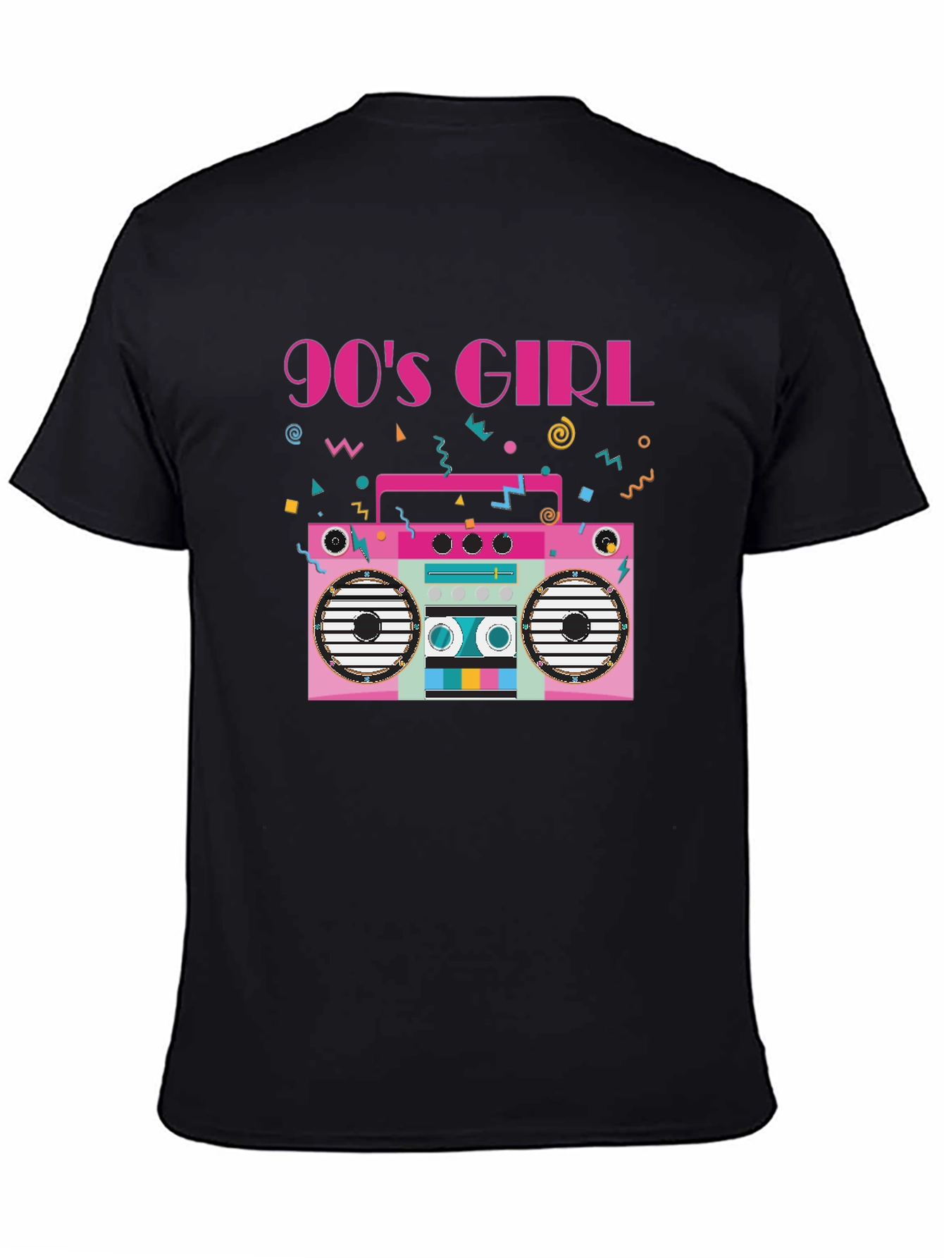 90s Girl Boombox Graphic Tee