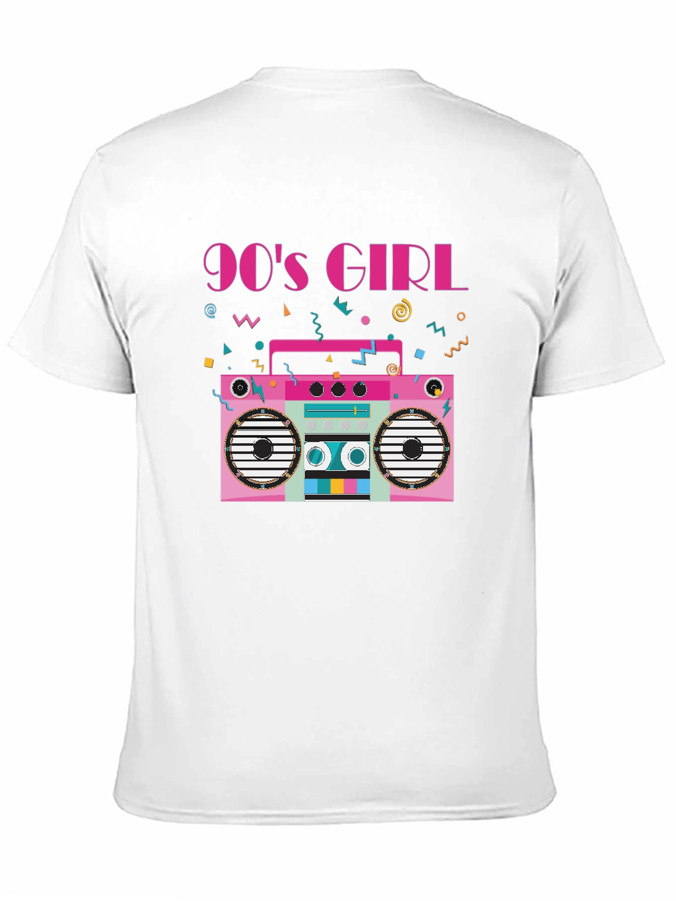 90s Girl Boombox Graphic Tee
