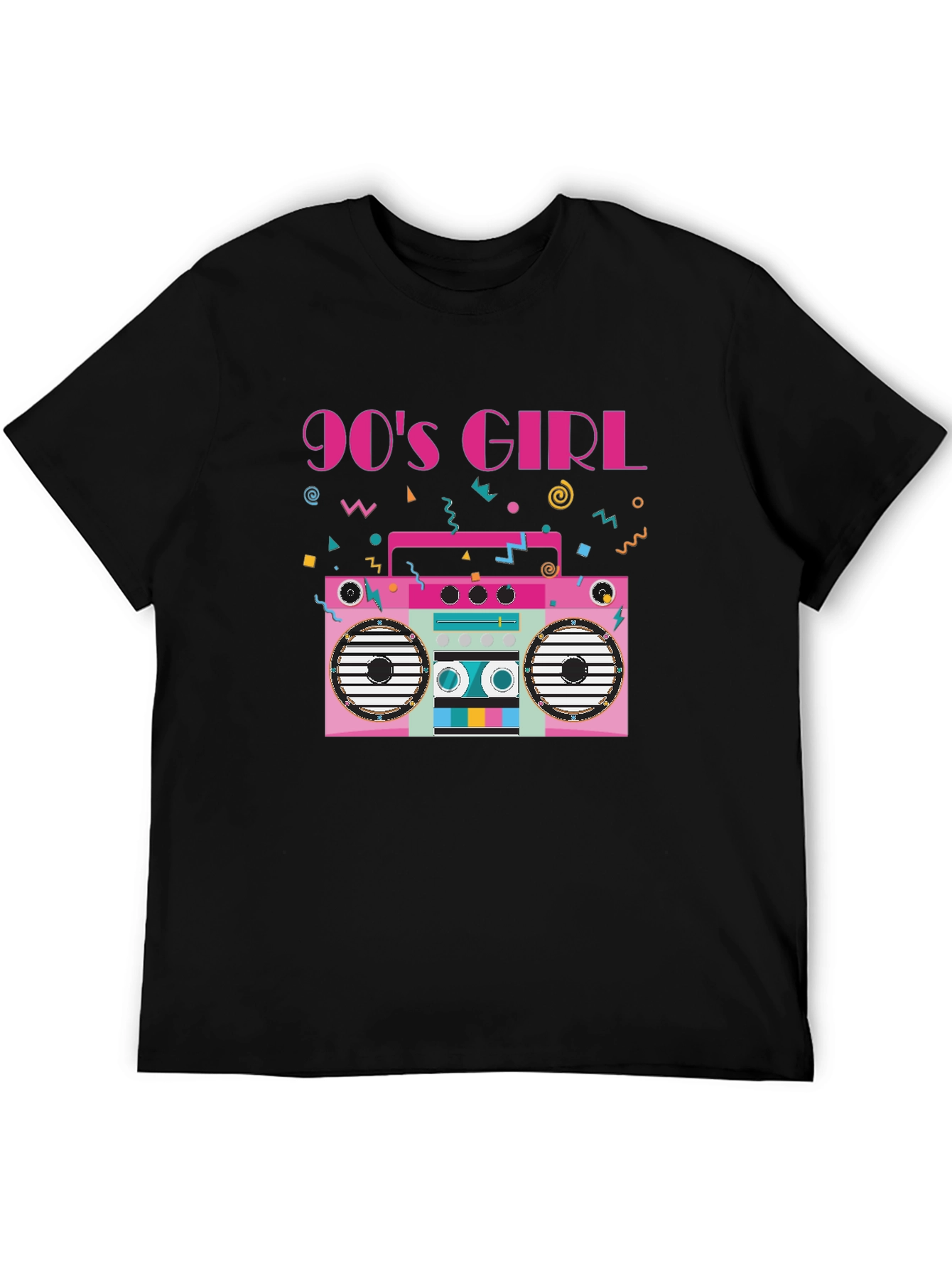 90s Girl Boombox Graphic Tee