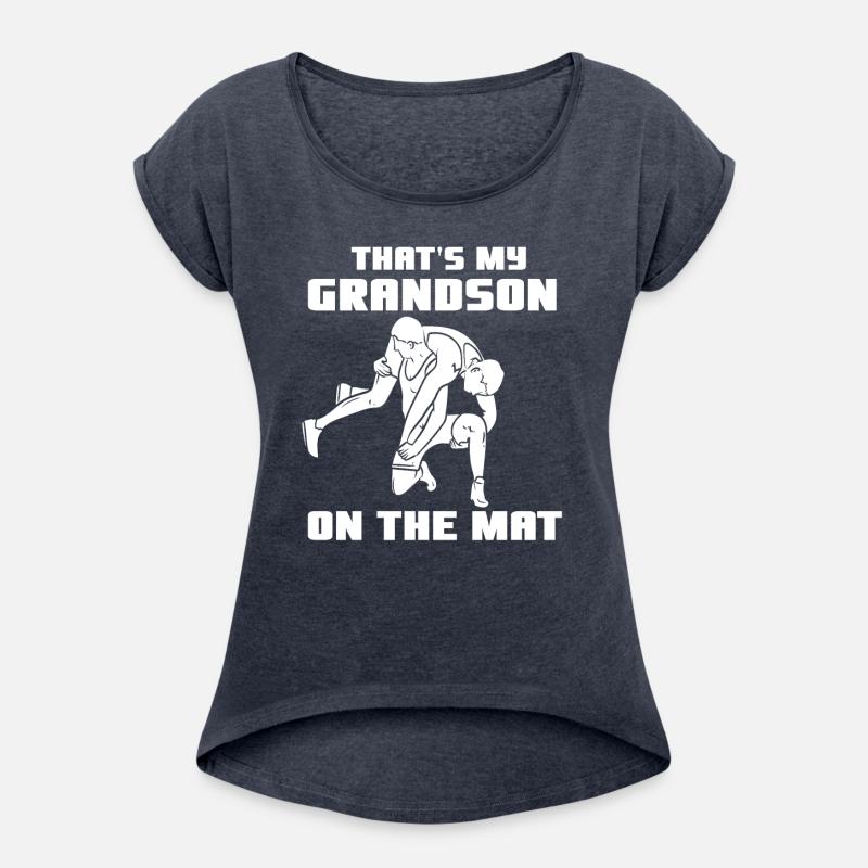 Wrestling Dad That's My Grandson On The Mat