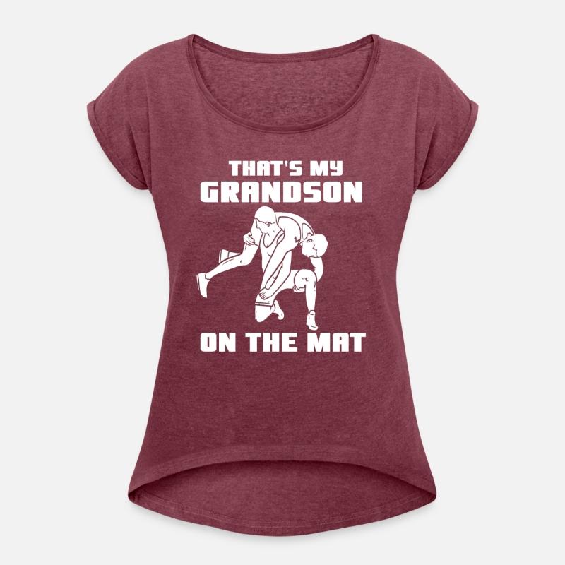 Wrestling Dad That's My Grandson On The Mat