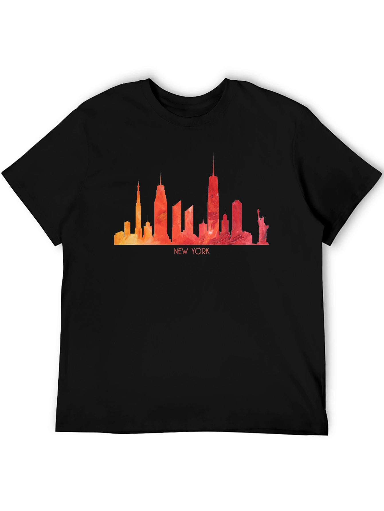 New York Skyline Graphic Tee - Cityscape T-Shirt