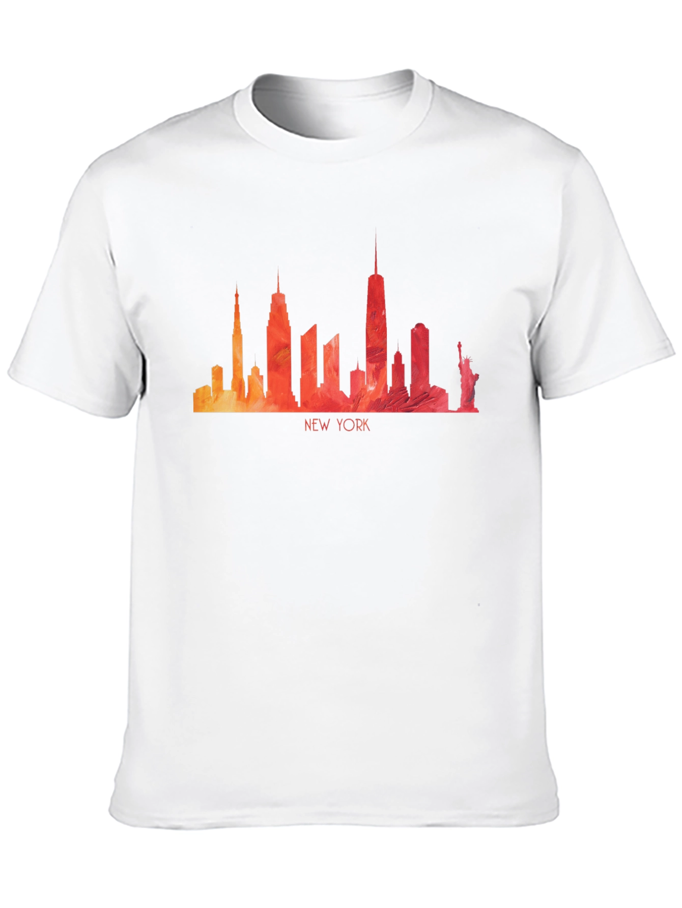 New York Skyline Graphic Tee - Cityscape T-Shirt