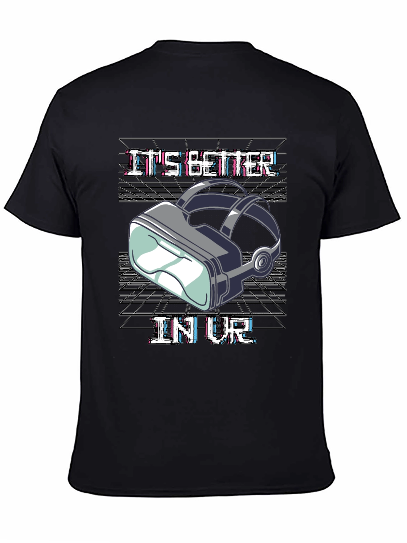 Its Better in VR Black Graphic Tee