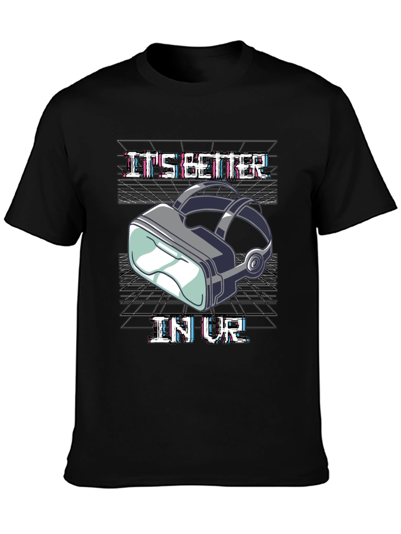 Its Better in VR Black Graphic Tee