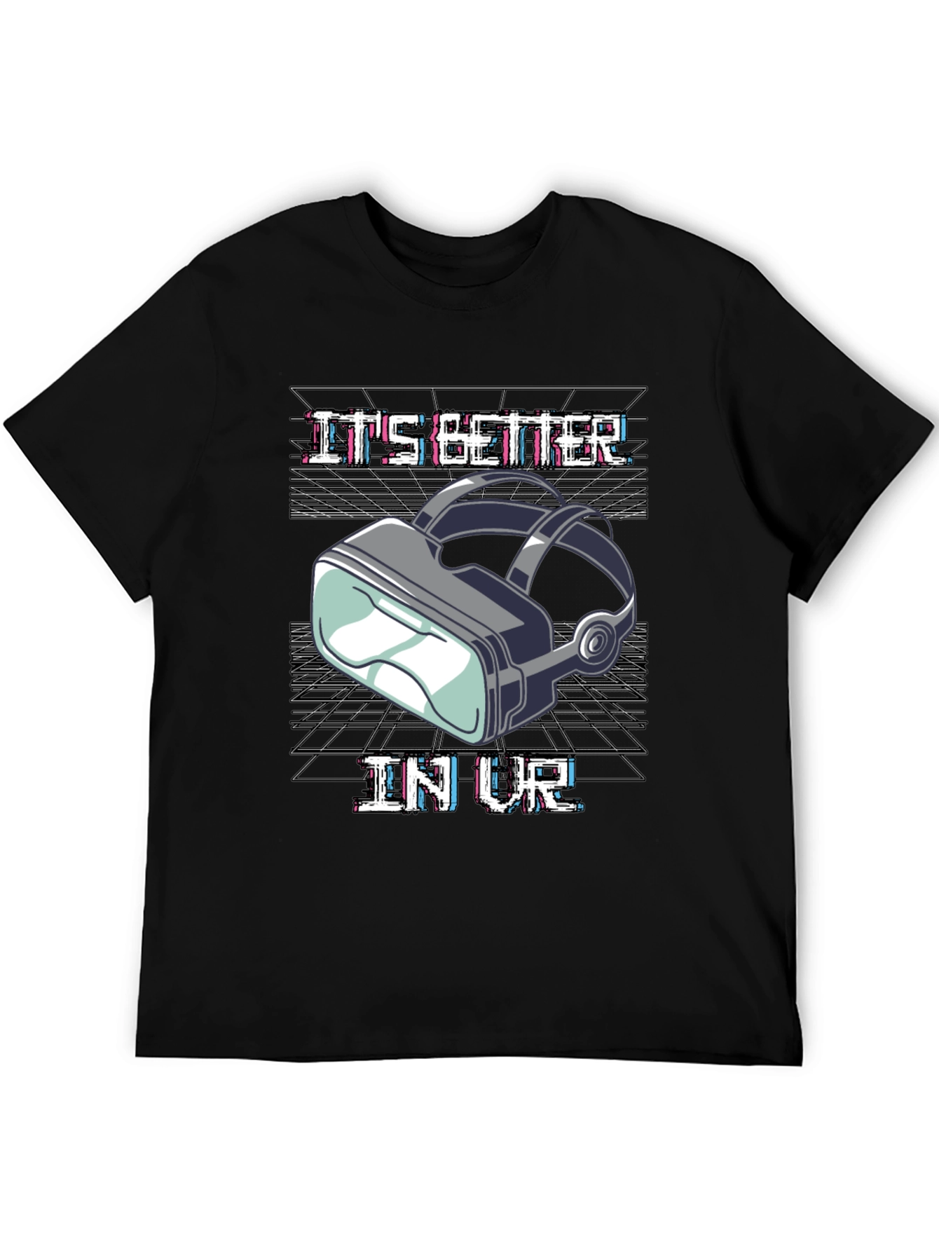 Its Better in VR Black Graphic Tee