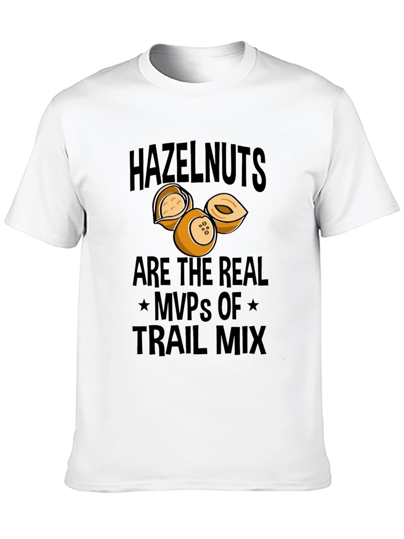 Hazelnut Trail Mix MVP T-Shirt - Black Cotton Tee