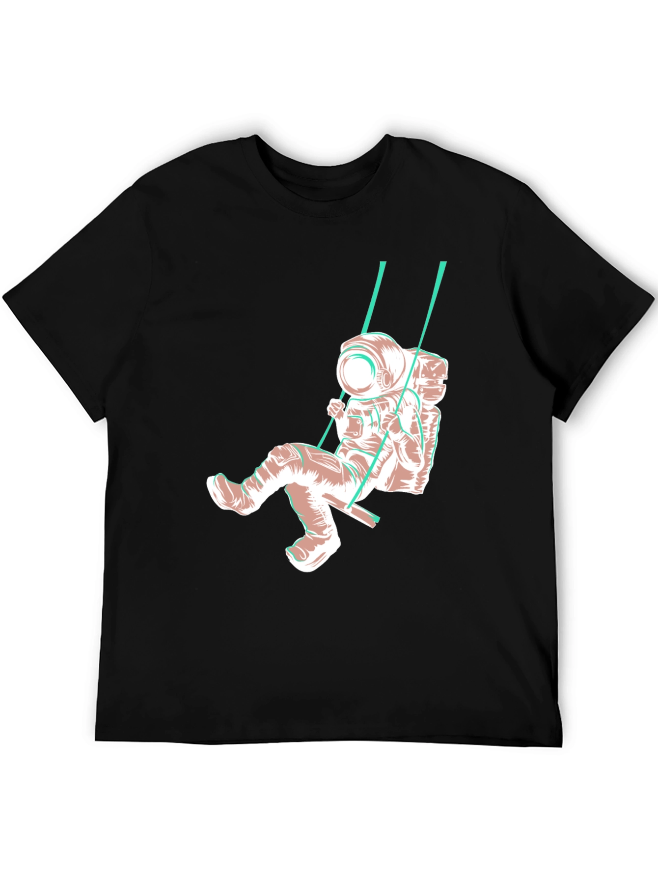 Astronaut Swing T-Shirt - Unique Graphic Tee
