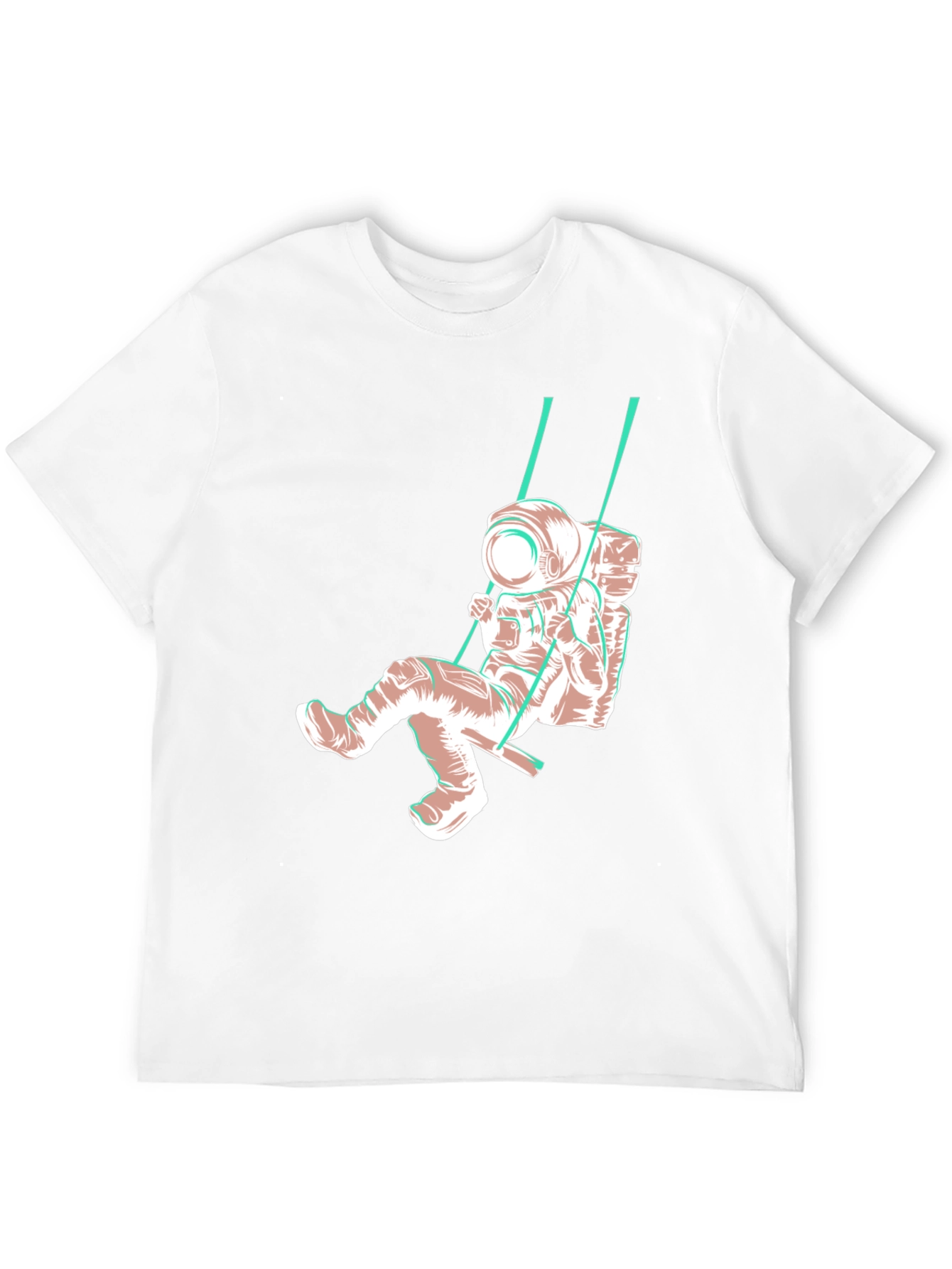 Astronaut Swing T-Shirt - Unique Graphic Tee