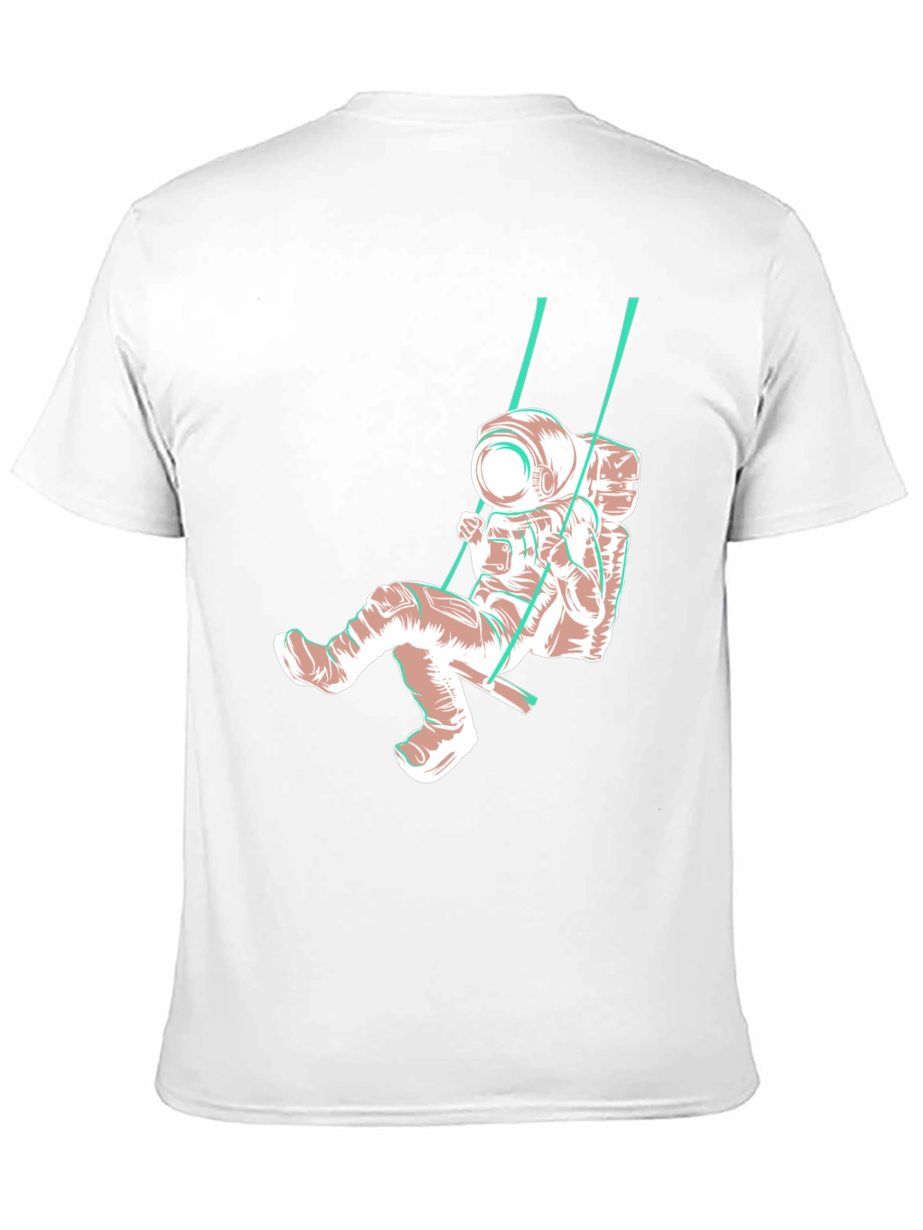 Astronaut Swing T-Shirt - Unique Graphic Tee