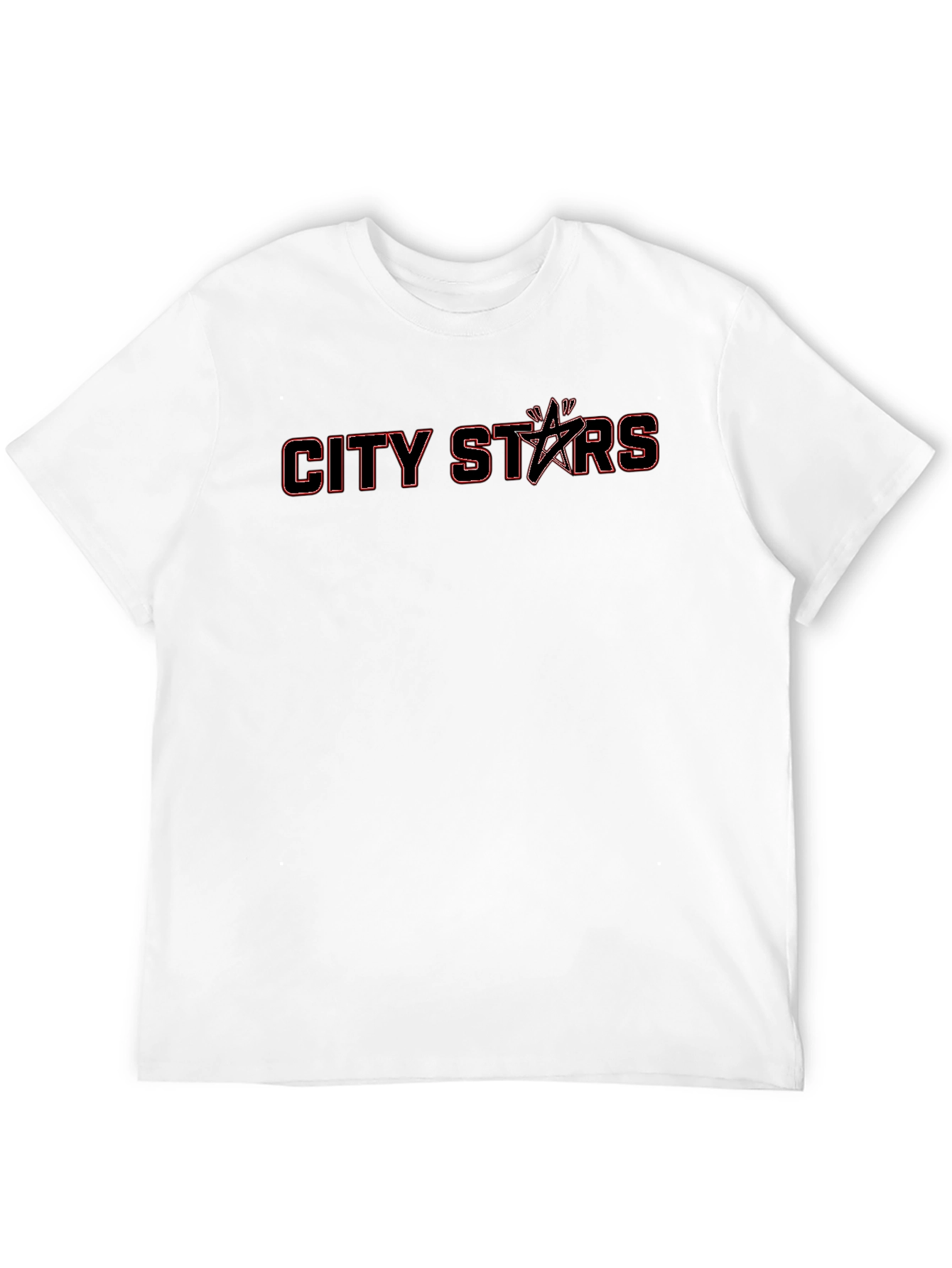 City Stars Black Graphic Tee
