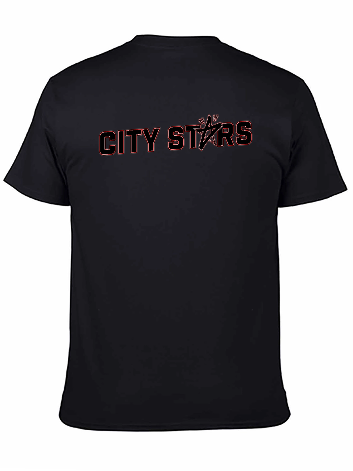 City Stars Black Graphic Tee