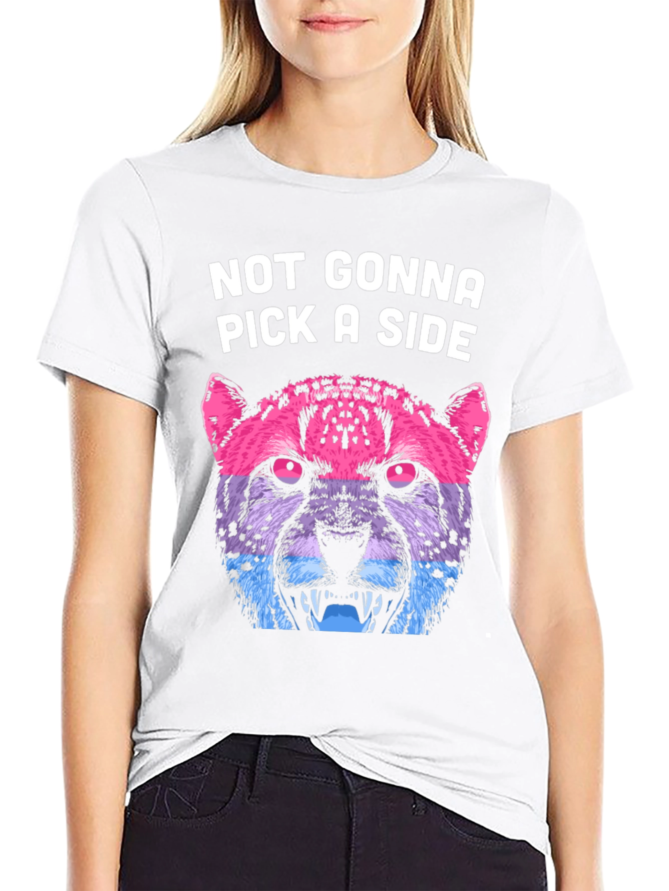 Not Gonna Pick A Side Bisexual Pride T-Shirt
