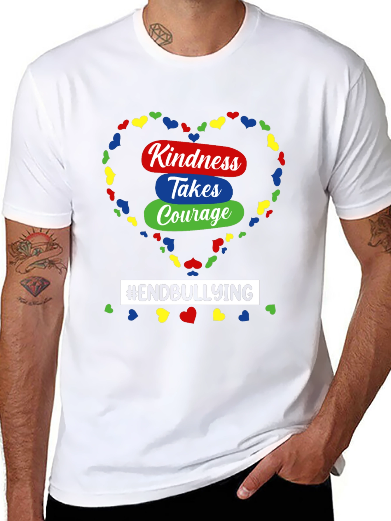 Kindness Takes Courage T-Shirt - End Bullying