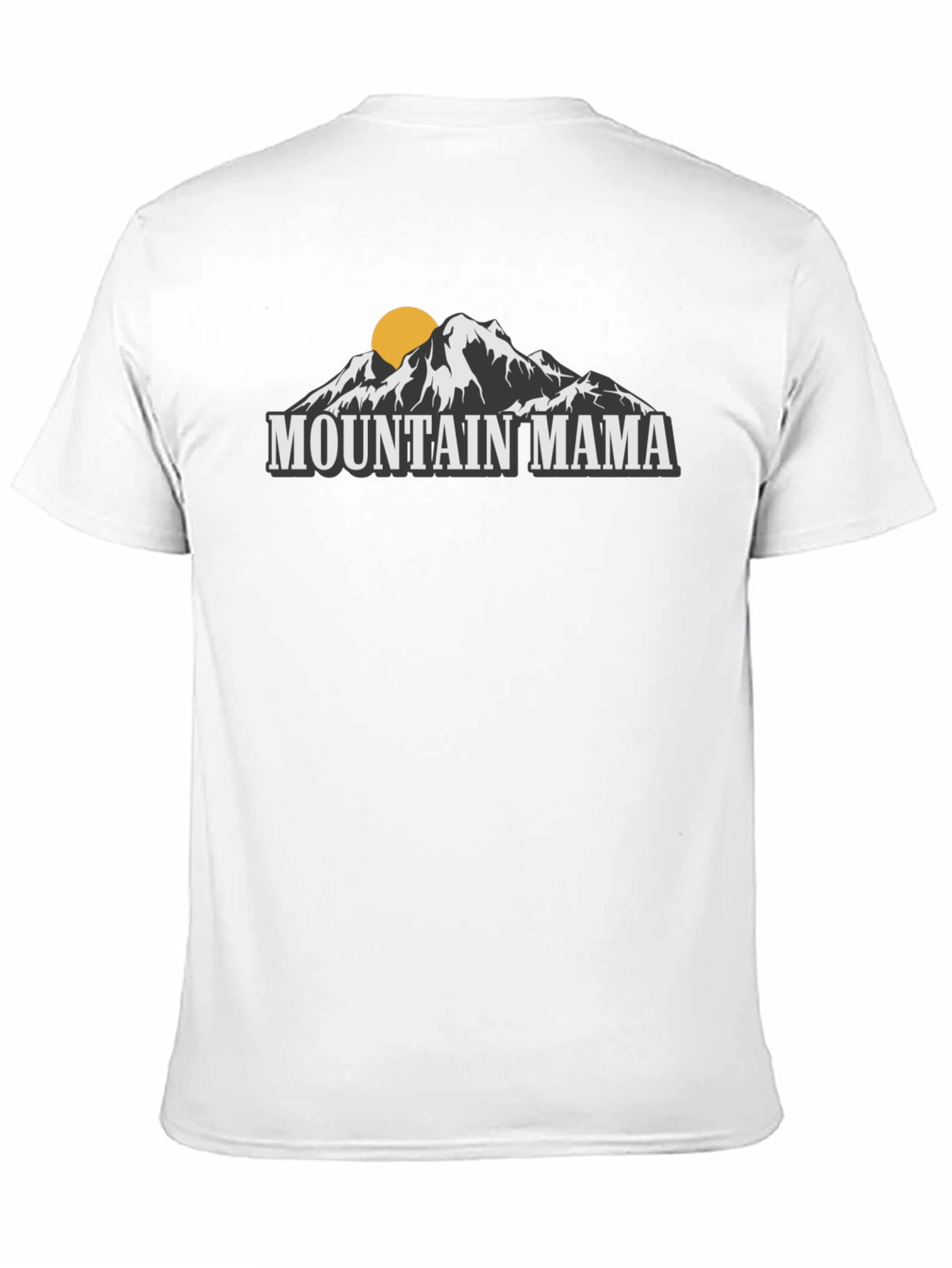 Mountain Mama Graphic Tee - Black Crew Neck