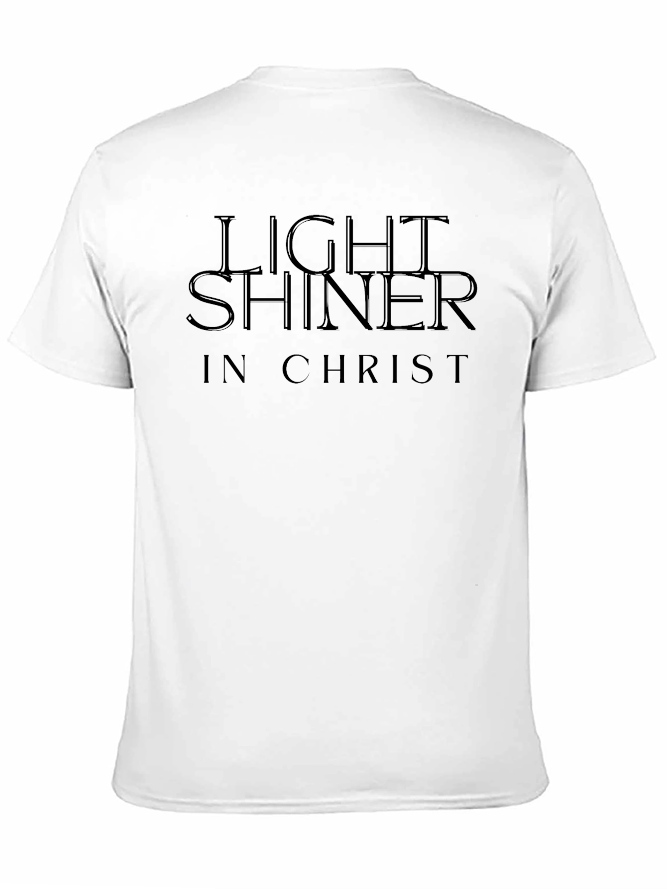 Light Shiner in Christ Black Graphic Tee