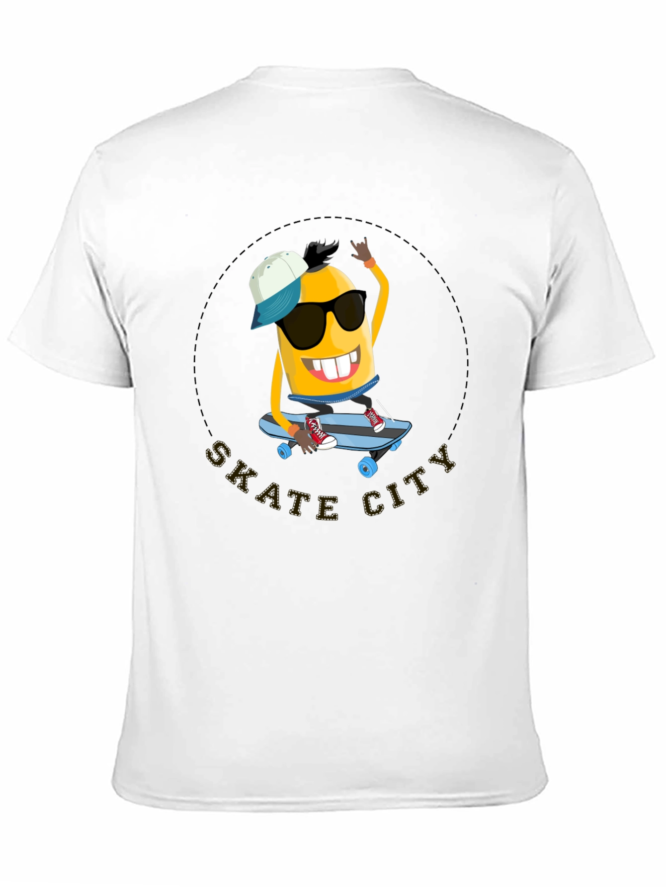 Skate City Minion T-Shirt - Cool Black Tee