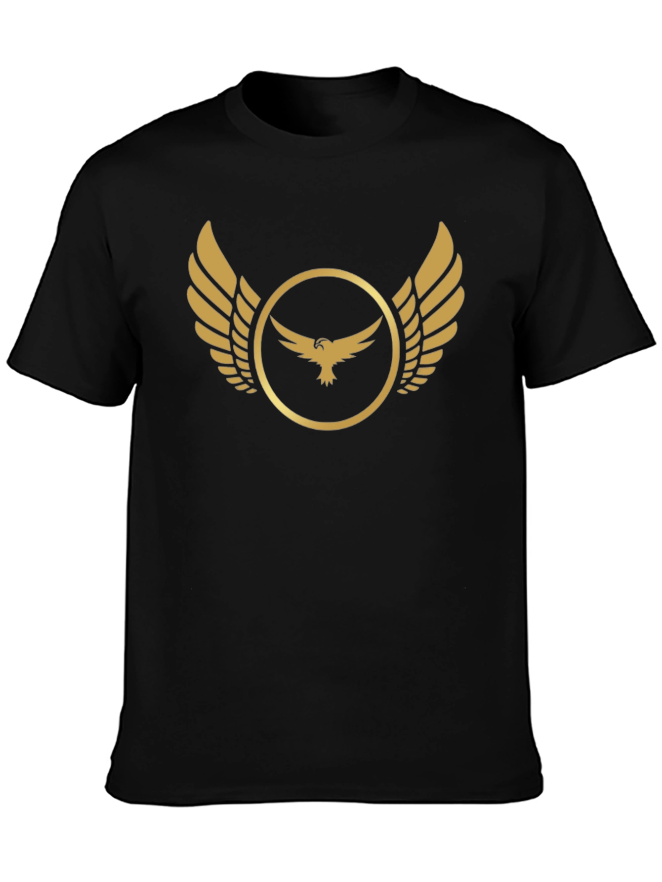 Golden Wings Eagle Graphic T-Shirt