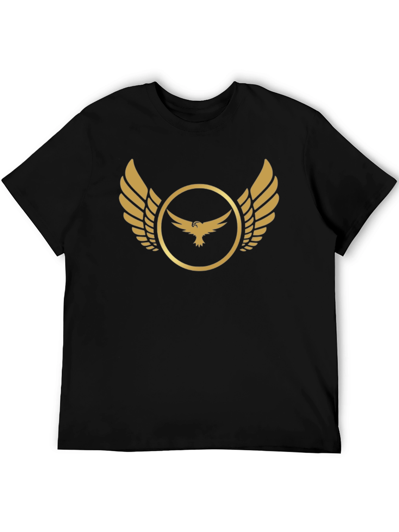 Golden Wings Eagle Graphic T-Shirt