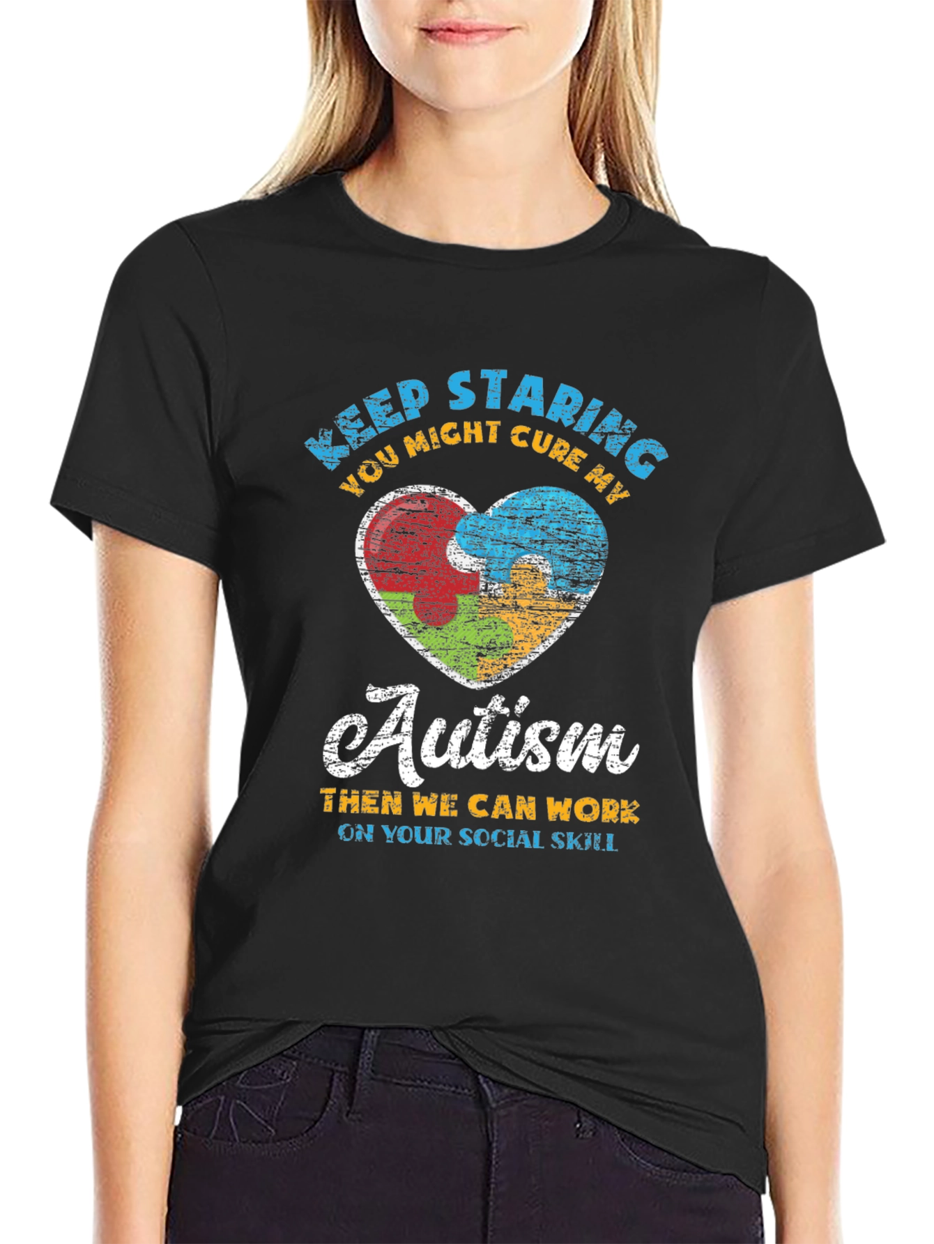 Keep Staring Autism Awareness T-Shirt