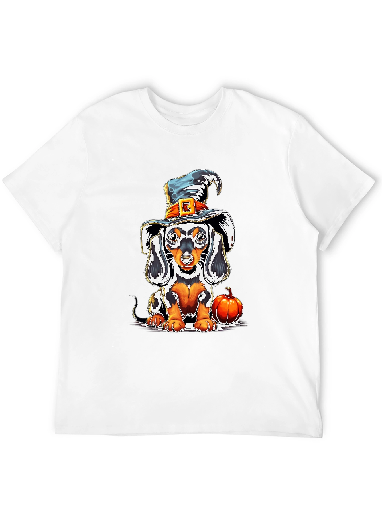 Dachshund Witch Halloween T-Shirt